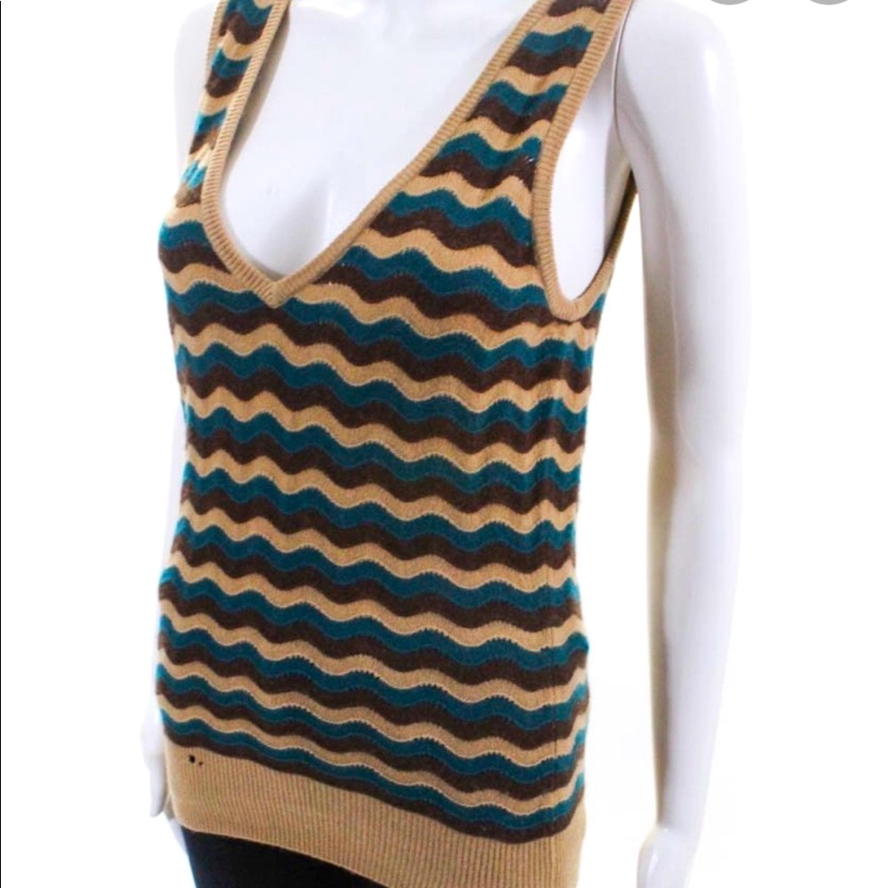 Trina Turk cashmere pullover vest